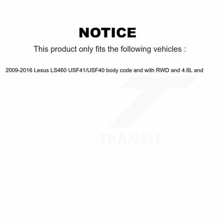 Mpulse Rear Left Brake Pads Wear Sensor For Lexus LS460 USF41/USF40 body code with RWD 4.6L SEN-2BWS0053